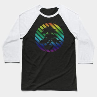 Bonsai Tree Rainbow Circle Baseball T-Shirt